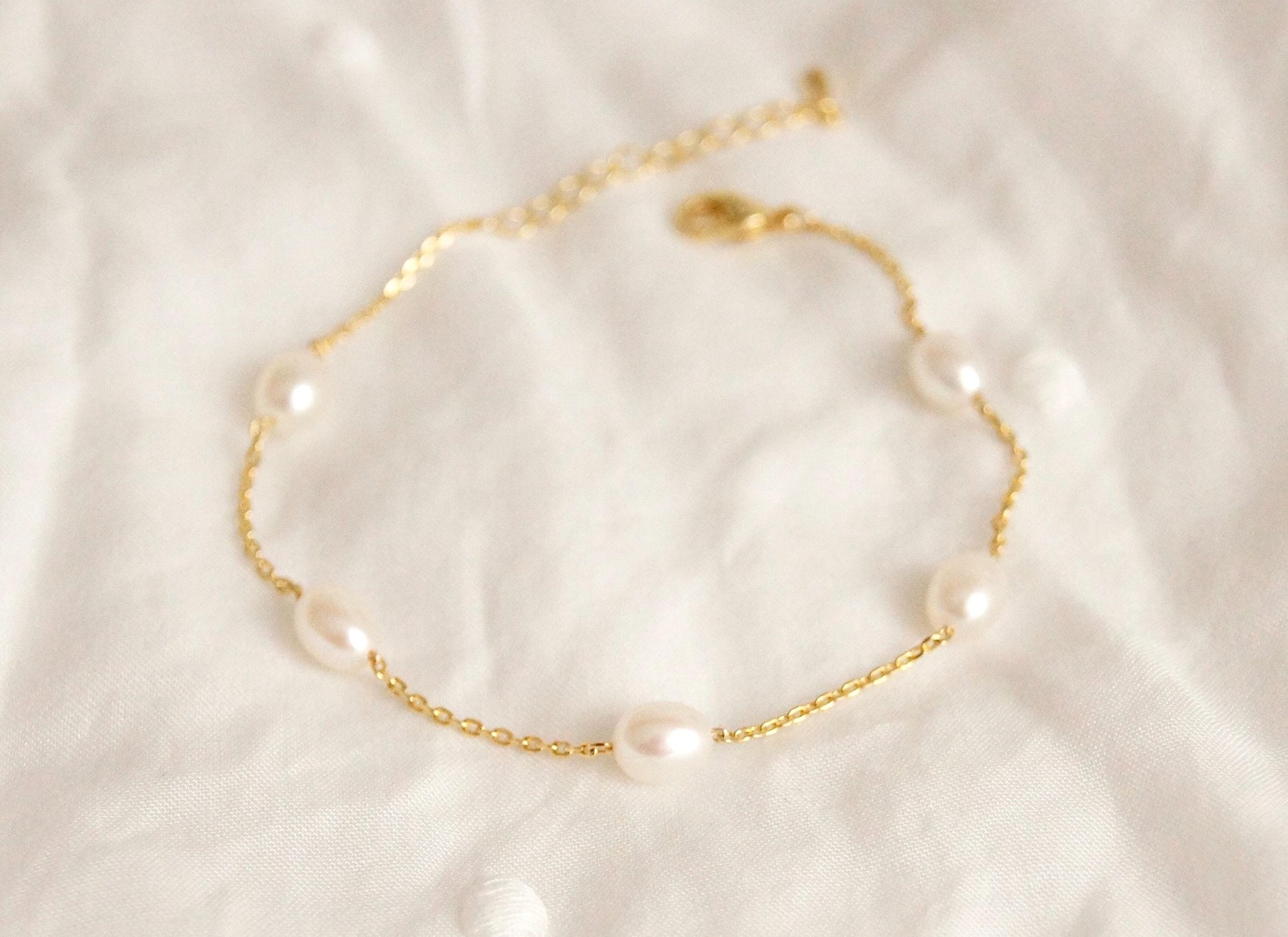 Brautschmuck Set mit Perlen