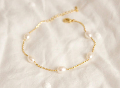 Brautschmuck Set mit Perlen