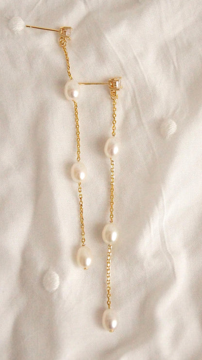 Brautschmuck Set mit Perlen