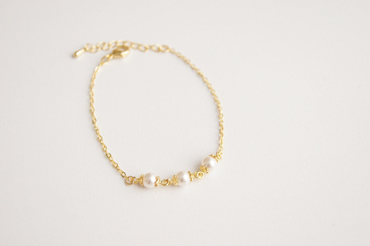 Braut Armband mit Swarovski-Perlen
