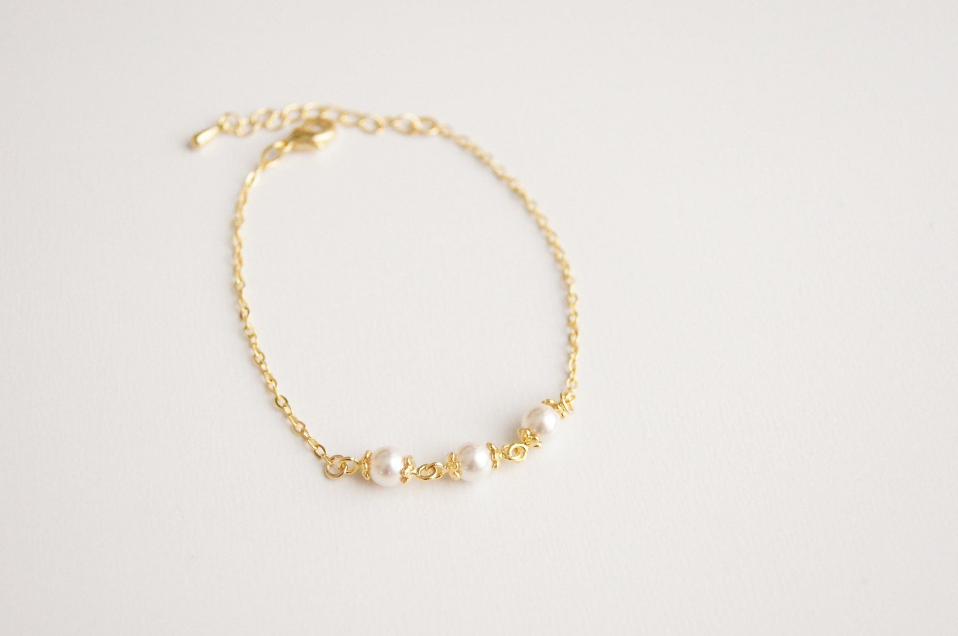 Braut Armband mit Swarovski-Perlen
