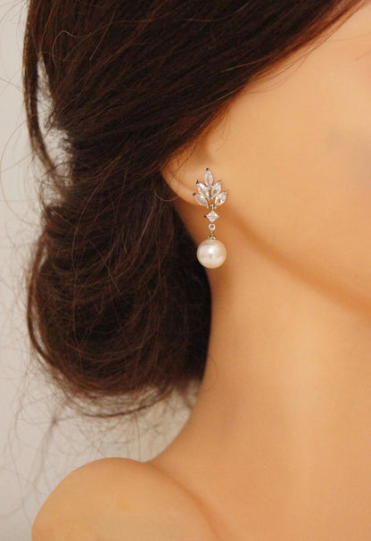 Brautschmuck Set mit Perlen