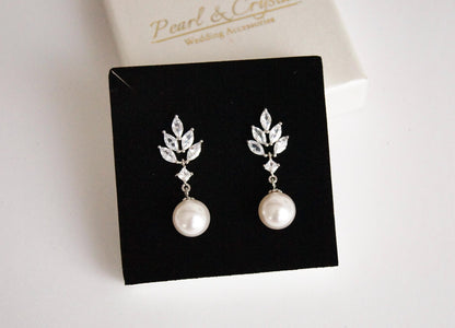 Brautschmuck Set mit Perlen