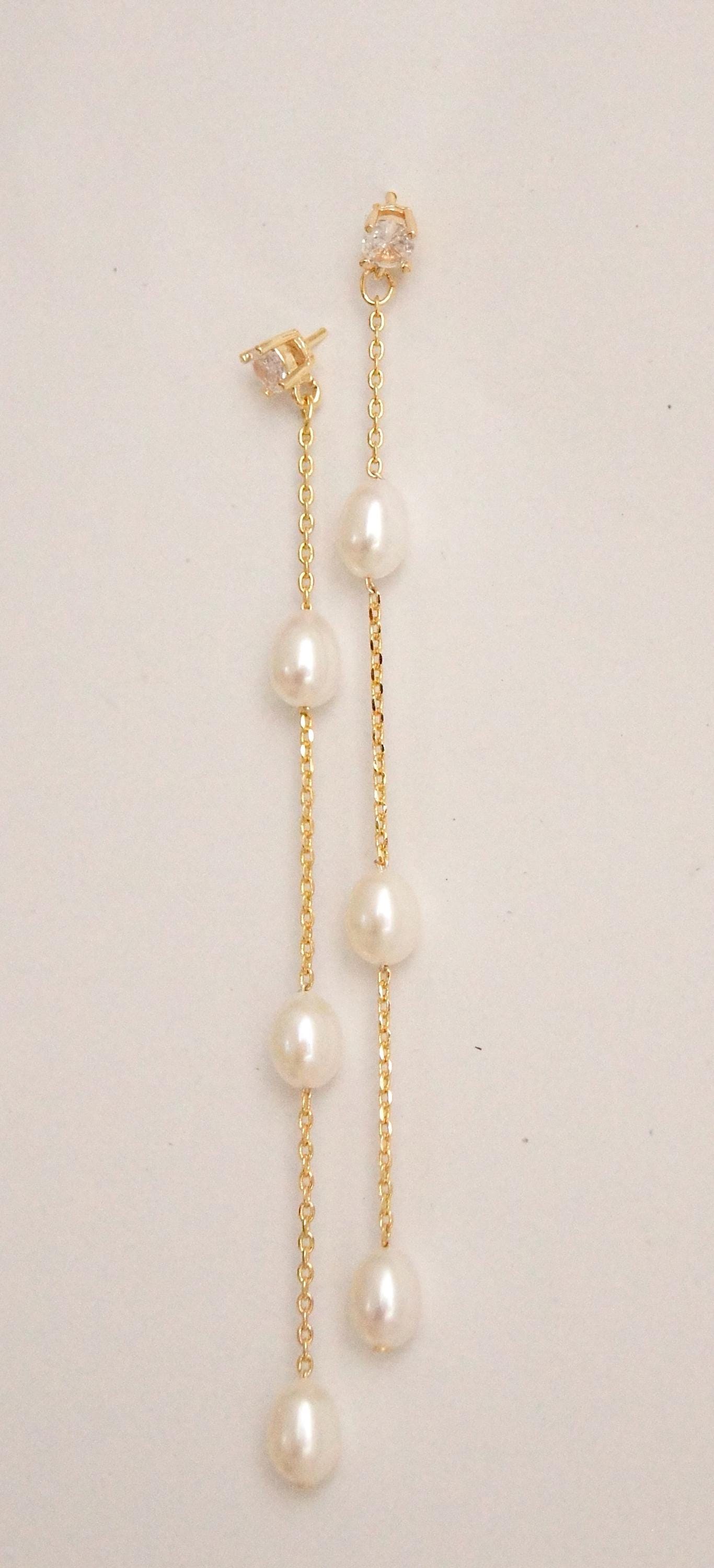 Brautschmuck Set mit Perlen