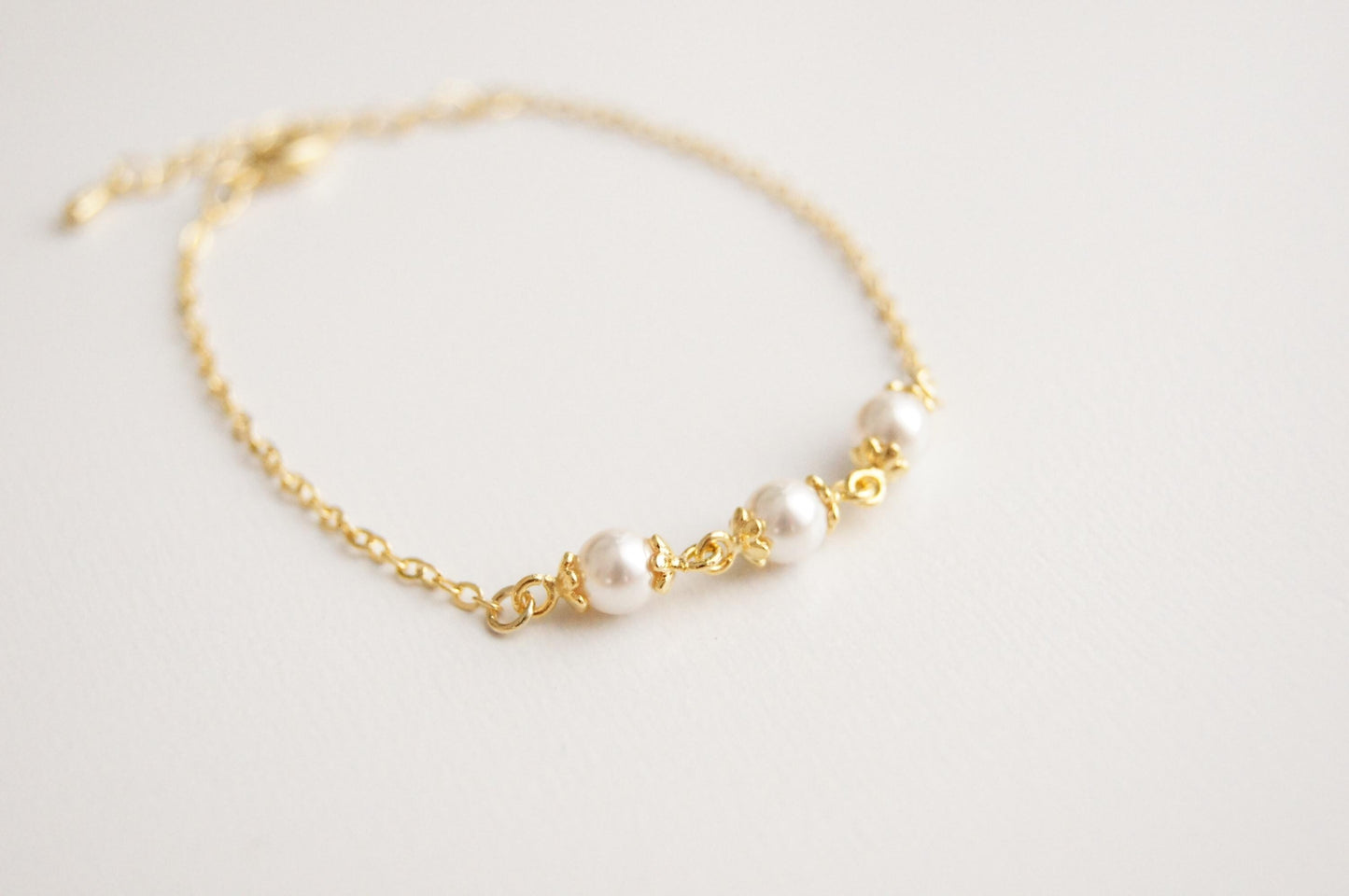 Braut Armband mit Swarovski-Perlen