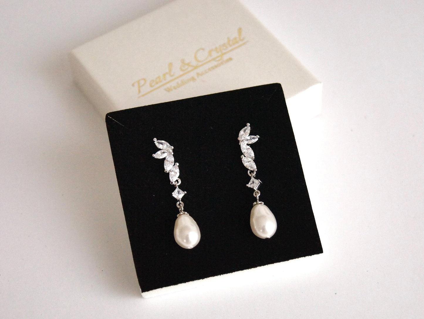 Brautschmuck Set mit Perlen