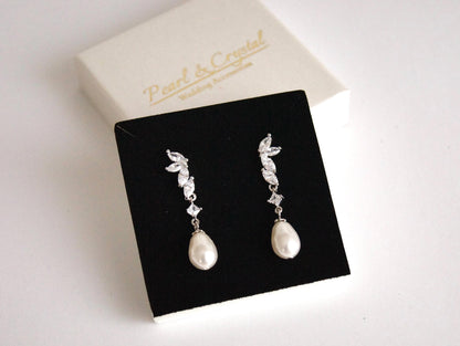 Brautschmuck Set mit Perlen