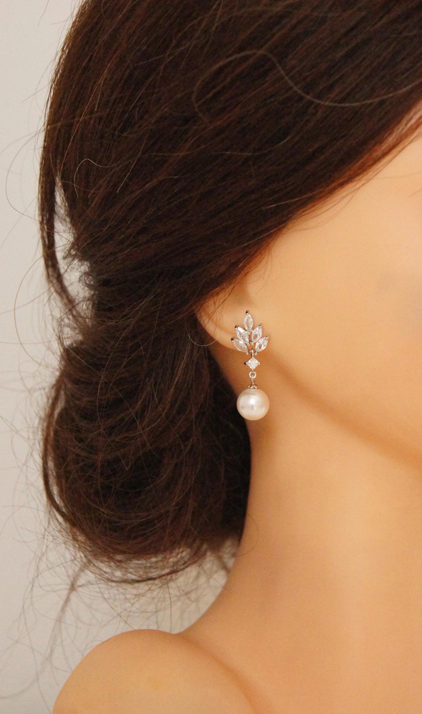 Brautschmuck Set mit Perlen