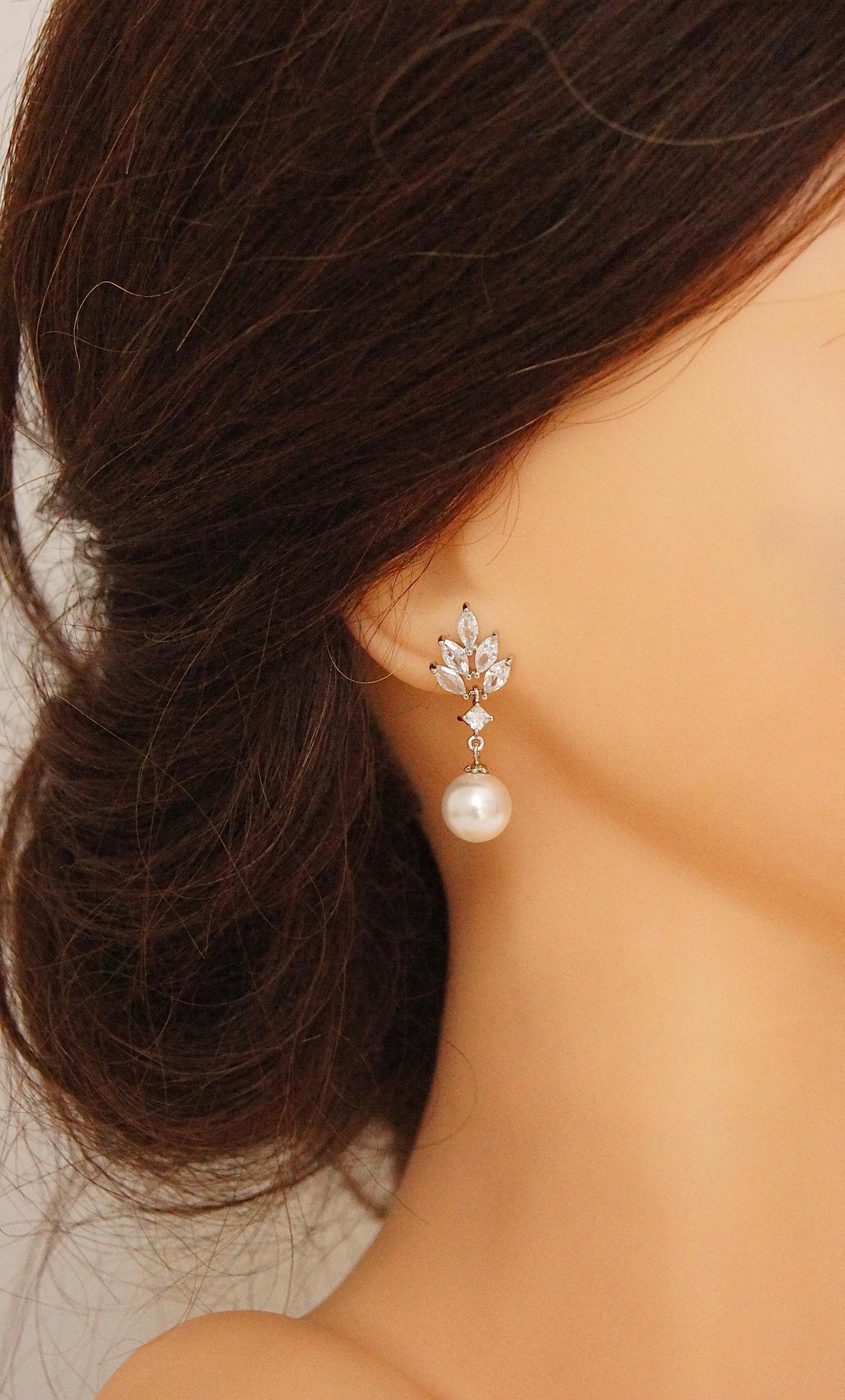 Brautschmuck Set mit Perlen