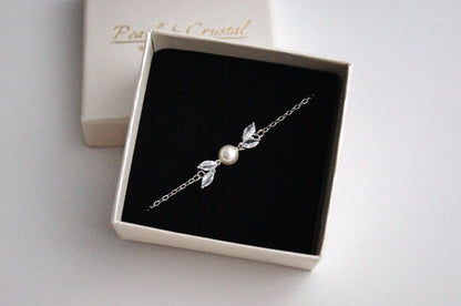 Brautschmuck Set mit Perlen