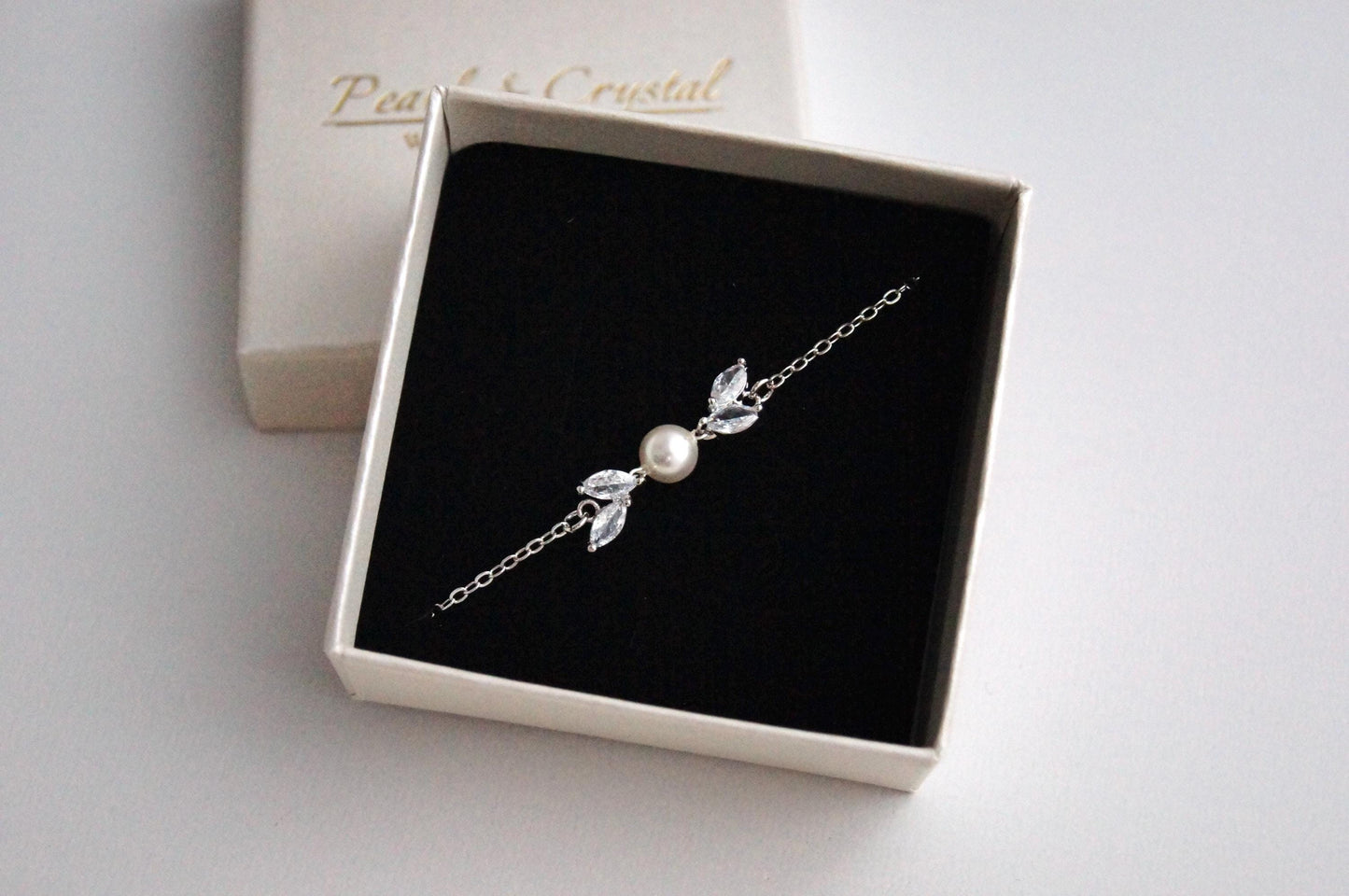 Brautschmuck Set mit Perlen