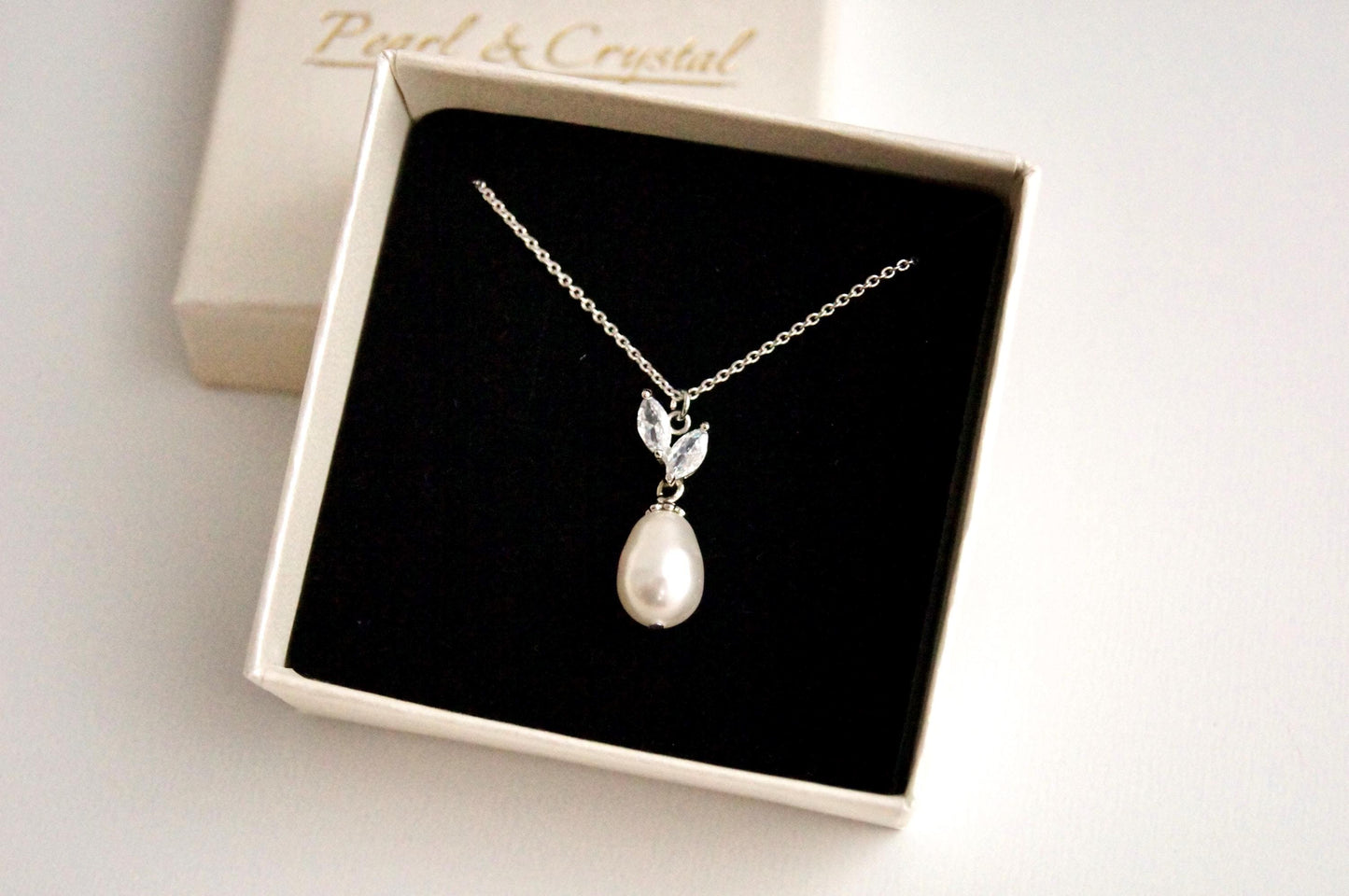 Brautschmuck Set mit Perlen