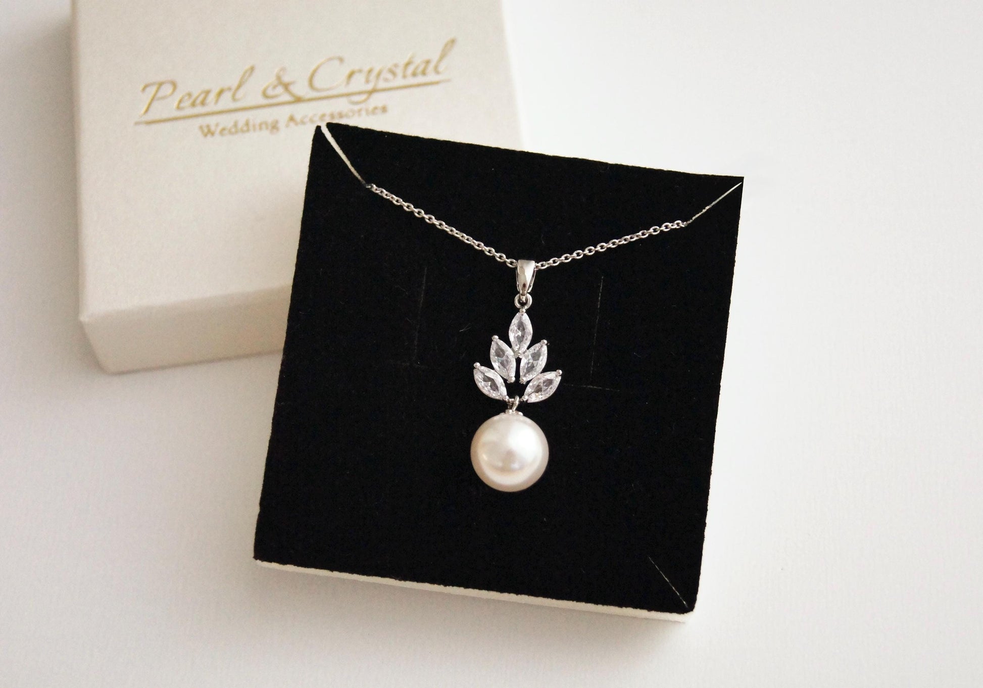 Braut Ohrringe mit Perlen