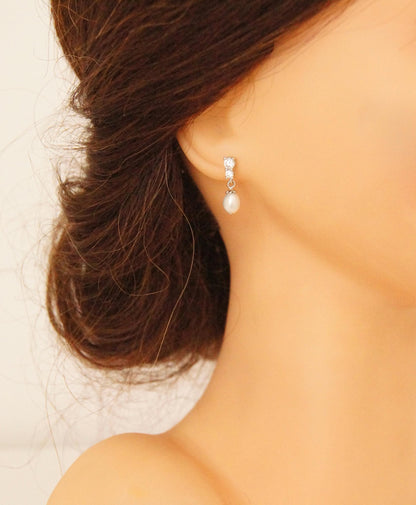 Brautschmuck Set mit Perlen