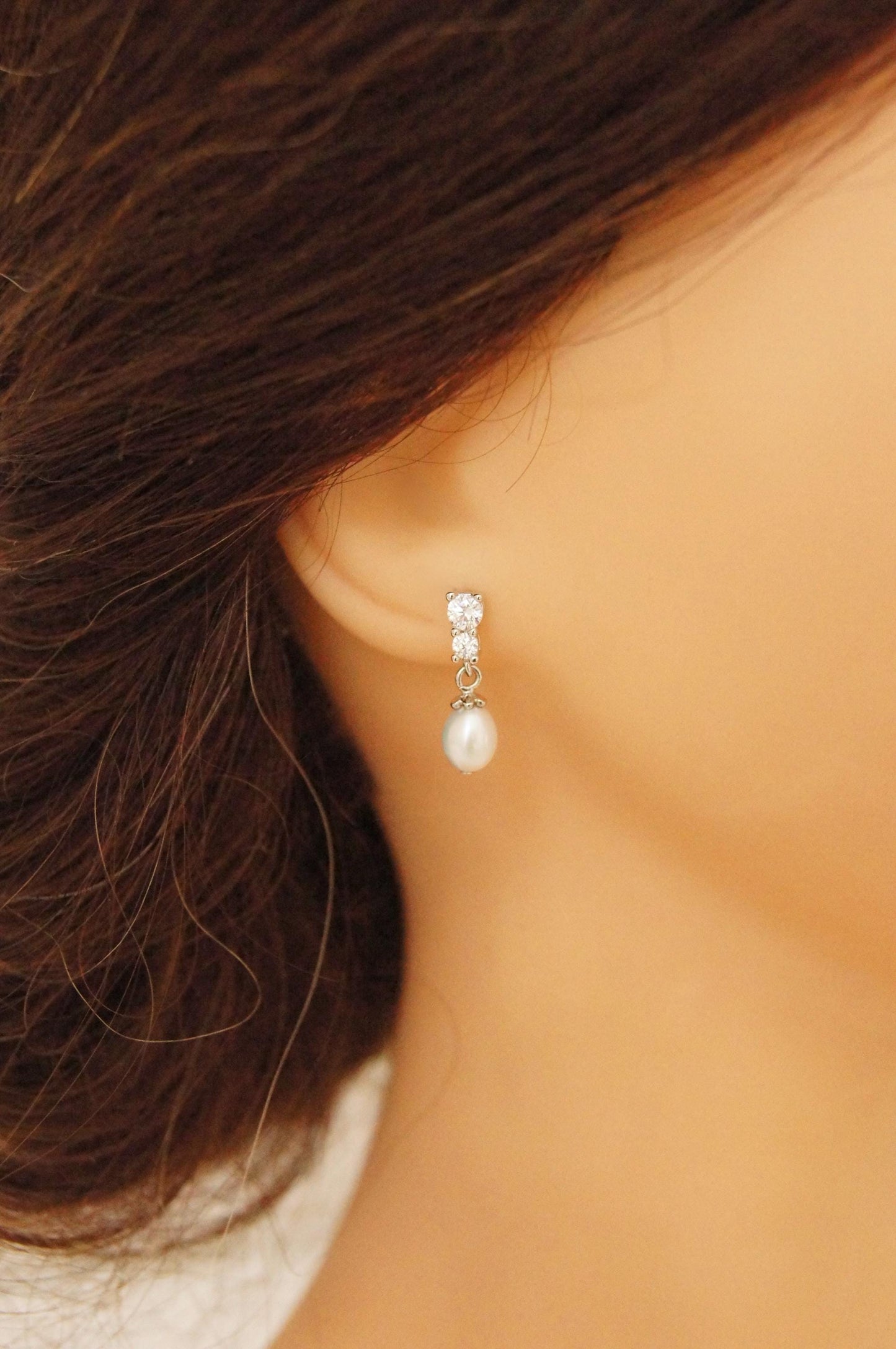 Brautschmuck Set mit Perlen