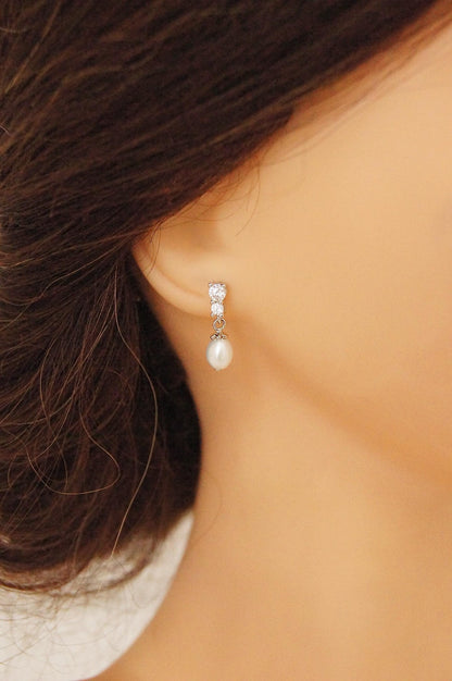 Brautschmuck Set mit Perlen