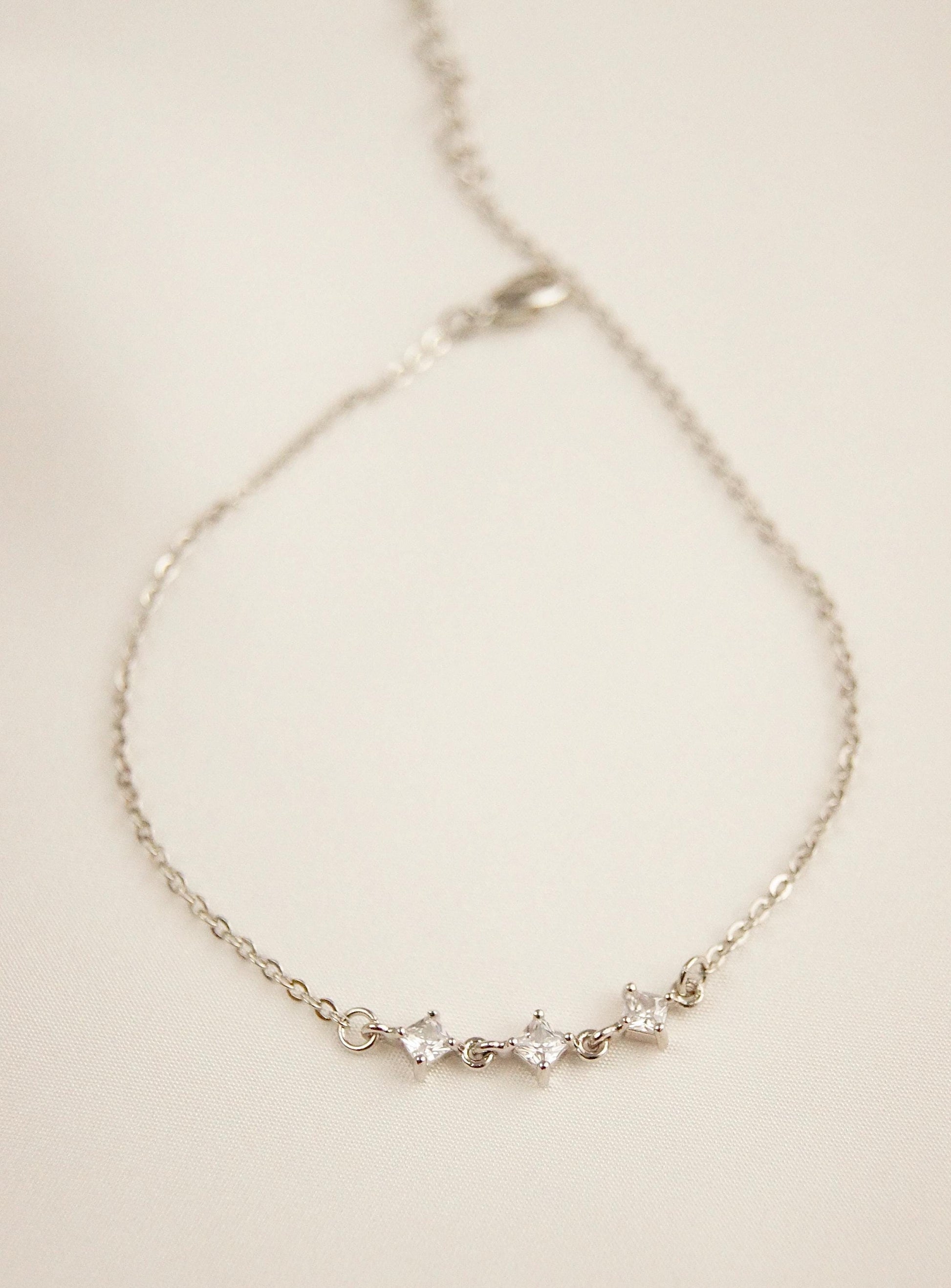 Braut Lange Ohrringe mit Zirkonia