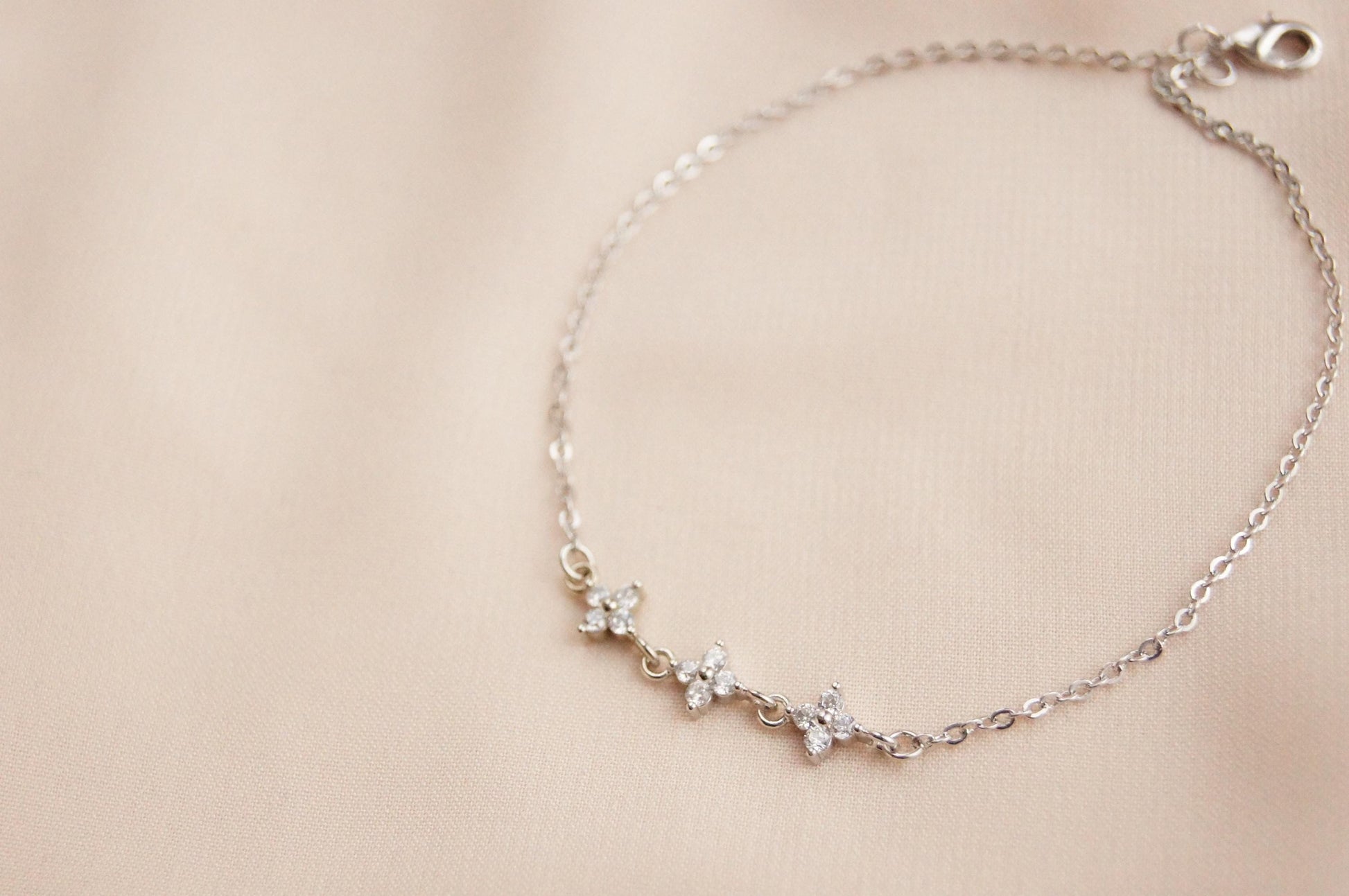 Zierliche Braut Armband