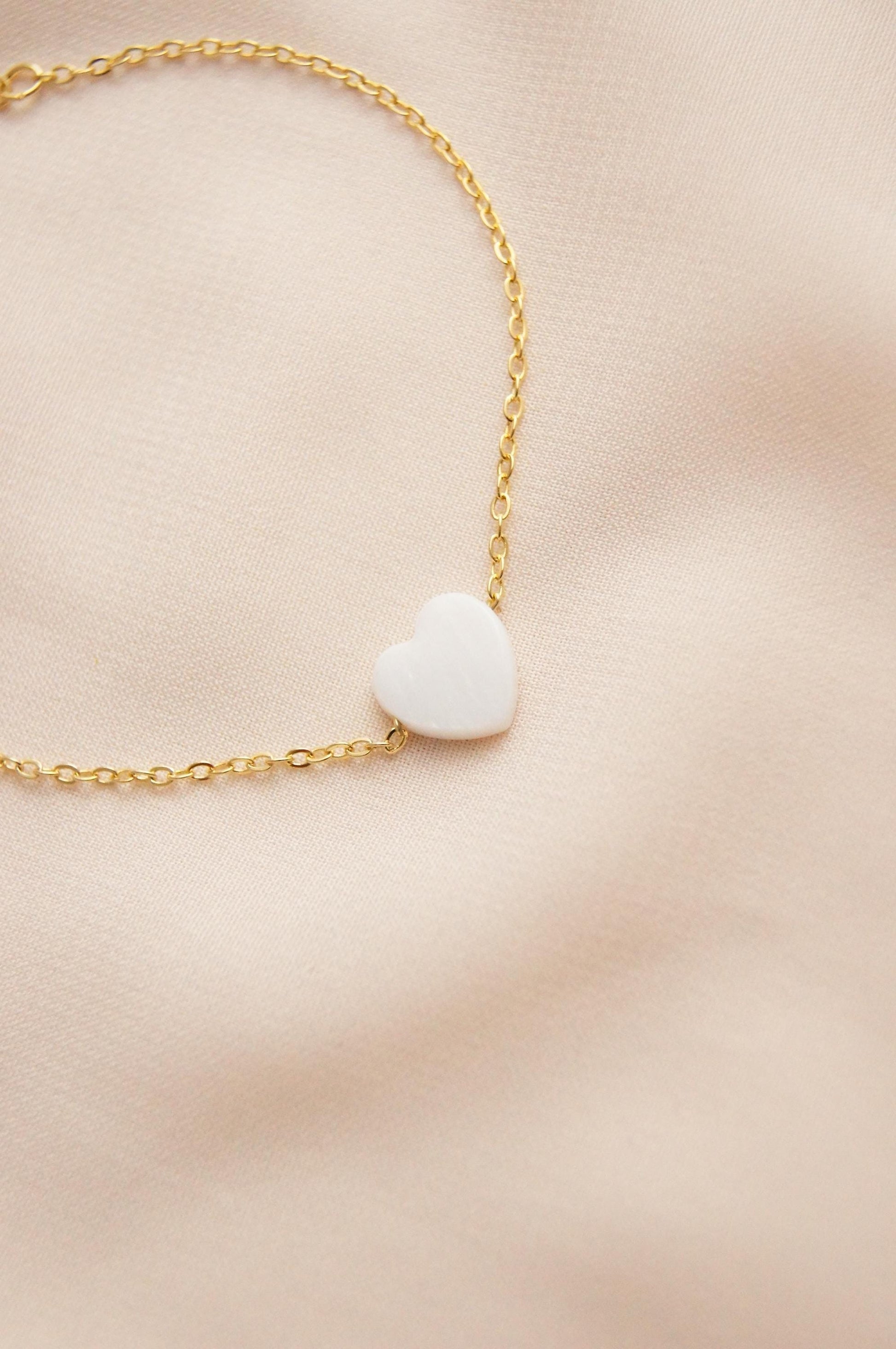 Zierliche Braut Armband mit Perlmutt