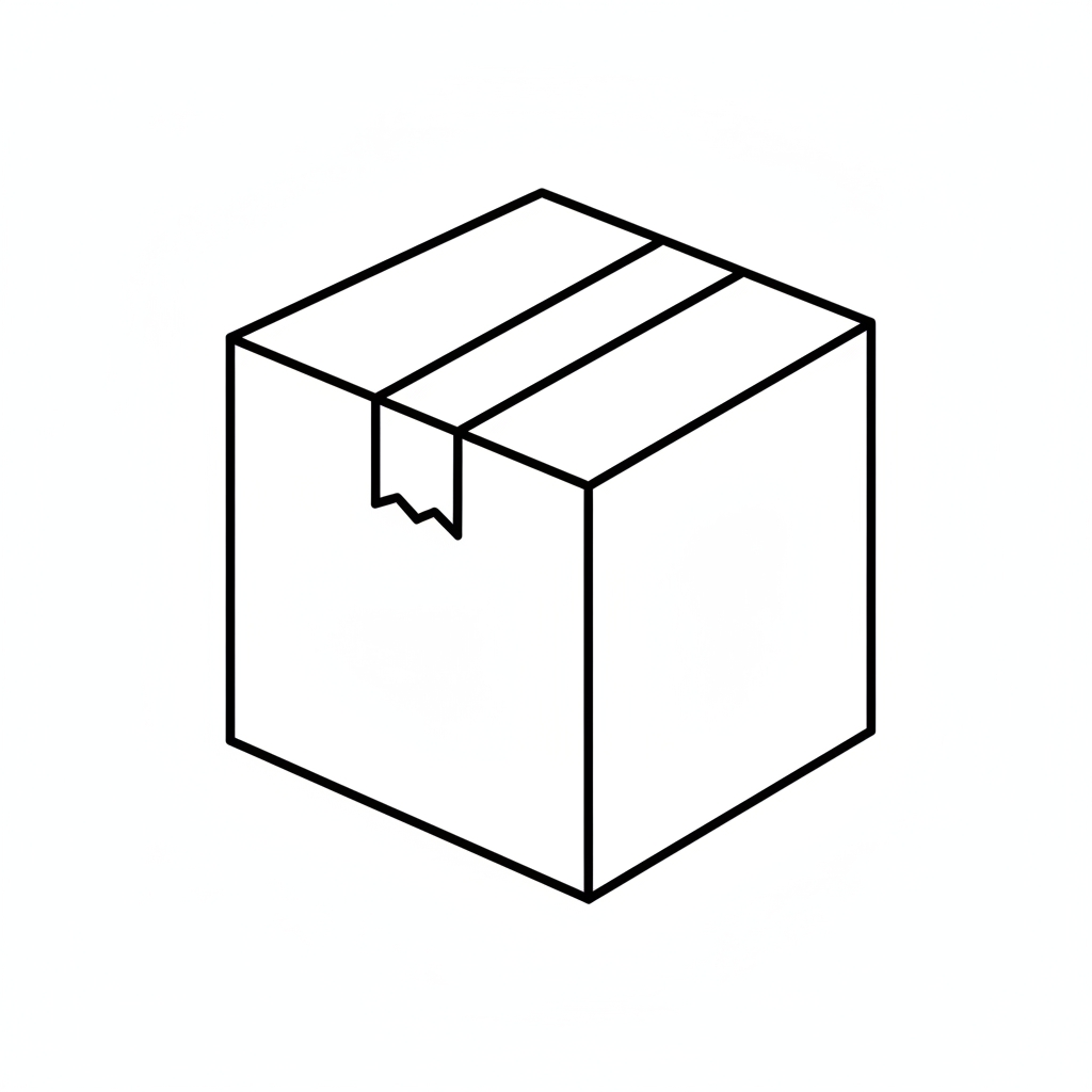 Paket mit Klebestreifen